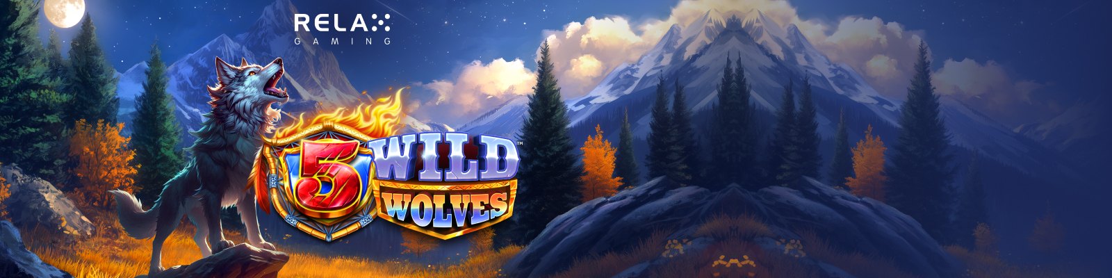 5 Wild Wolves Relax